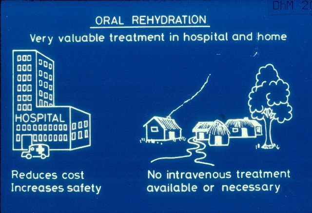 Oral rehydration in hospital - slide 20 - Diarrhoea Management