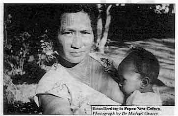 Breastfeeding in Papua New Guinea.