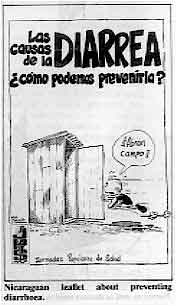 Nicaraguan leaflet about preventing diarrhoea.