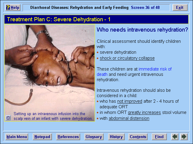 Rehydration and Early Feeding - Screen 36 of 48